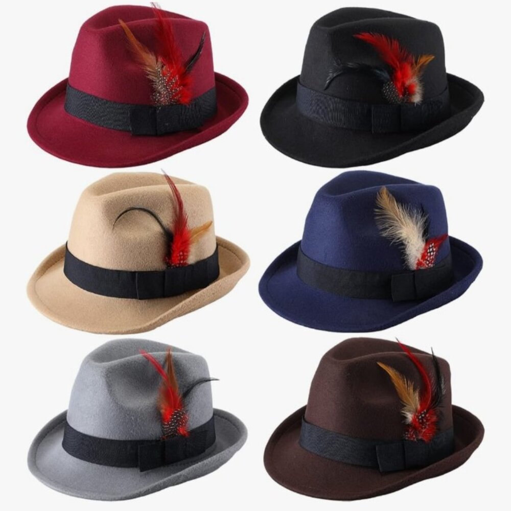 Small brim fedora